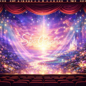 Movie Theater Backdrop Magical Radiance Dance Recital Backdrop